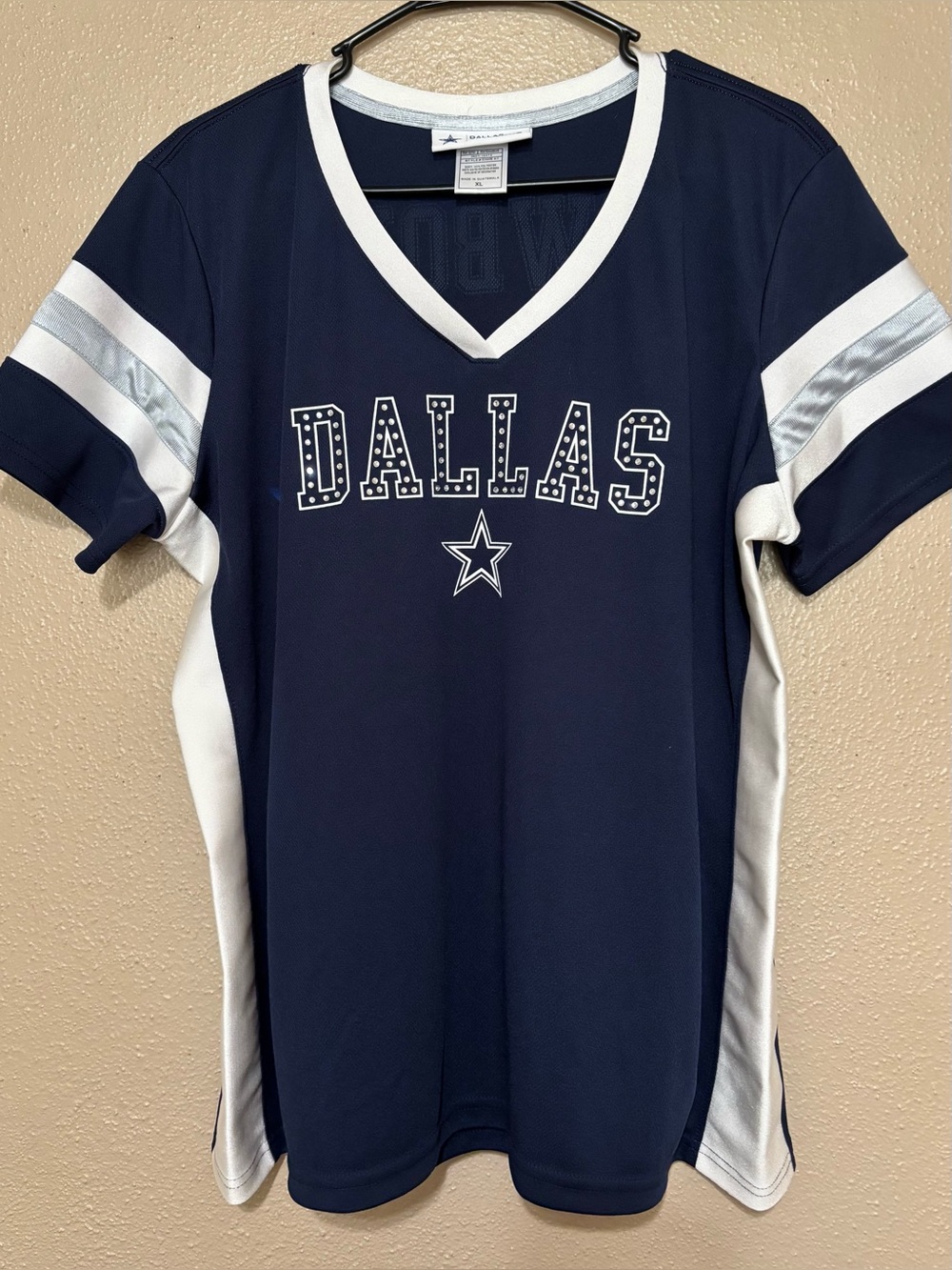 Women’s faux-diamond studded Dallas Cowboys t-shirt NWOT